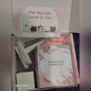 GIFT BOX FOR CAT LOVER Cup Alone Costs More Than 33$, Final $ No Offers